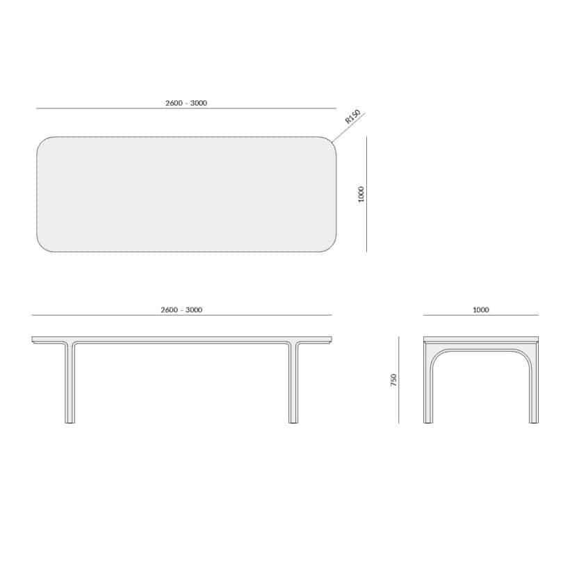 Eettafel Arco is een robuuste design eettafel met een indrukwekkend massief eiken blad van maar liefst 6 cm dik. Het verfijnde handwerk in de poten loopt subtiel door in het blad en geeft de tafel een unieke, ambachtelijke uitstraling. Hoewel Arco een stevige en zware tafel is, oogt het ontwerp verrassend rustig, organisch en tijdloos. Hierdoor past deze massief eiken eettafel moeiteloos in zowel moderne als landelijke interieurs.